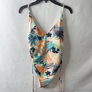 ROXY PT Beach Classic FA One piece Swimsuit Sz SMALL